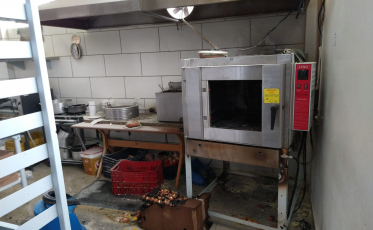 Alunos de Bombeiros Civil apagam incêndio em padaria