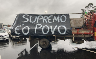 Trecho Sul da BR-101 já tem bloqueios (VÍDEO)