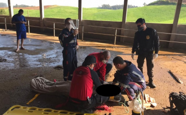 Homem cai de telhado e sofre traumatismo craniano