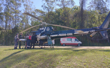 Saer/Sarasul transfere idosa de Lauro Müller para o Hospital São José