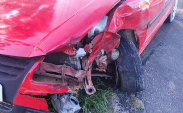 Colisão entre Gol e S10 é registrada em Jaguaruna 