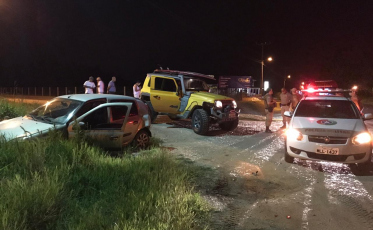 Acidente envolvendo dois veículos é registrado em Jaguaruna 