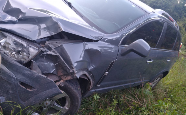 Motorista perde controle da direção e colide com veículo na Serra Catarinense