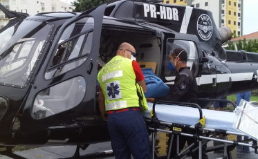 Adolescente é salvo por Bombeiros após bater a cabeça ao mergulhar em água rasa