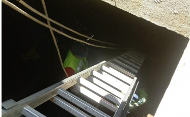 Trabalhador sofre queda em caixa d’água