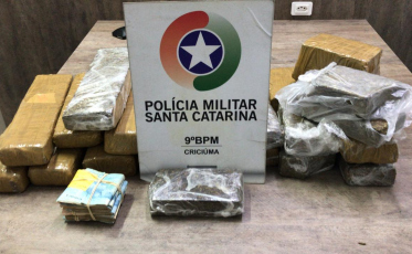 Após perseguição, homens são presos com mais de 12kg de maconha 