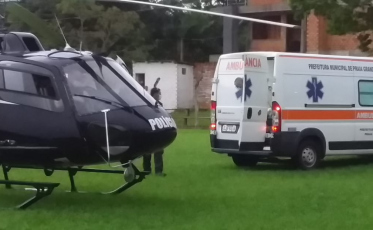 Homem é baleado e salvo pelo Sarasul em Praia Grande 