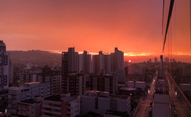 Semana fria e chuvosa em boa parte do sul de Santa Catarina 