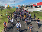 Cerca de 600 pessoas participam do 1º Passeio Ciclístico de Cocal do Sul