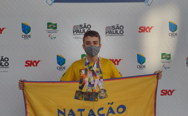 Paratleta criciumense conquista três medalhas de ouro em campeonato nacional