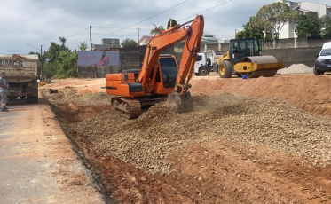 Cocal do Sul dá início à implantação de rótula na SC-108
