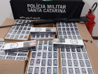 PM apreende quase três mil carteiras de cigarro contrabandeadas