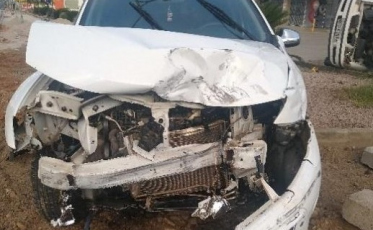 Acidente é registrado na manhã deste sábado