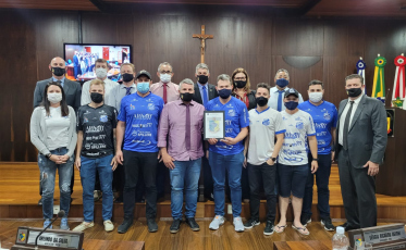 Caravaggio recebe Moção de Aplauso na Câmara de Nova Veneza