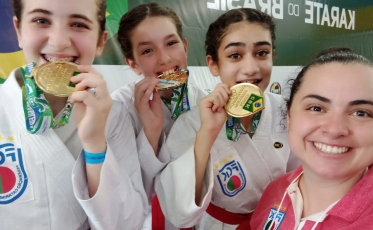 Cocal do Sul é ouro no Campeonato Brasileiro de Karatê