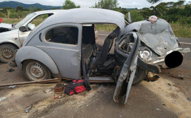 Dois homens morrem em acidente na SC-390