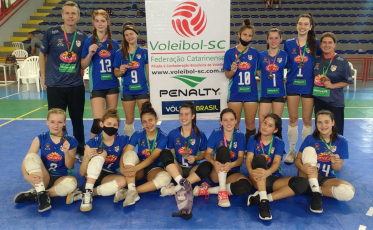 Forquilhinha é vice campeã estadual de vôlei feminino