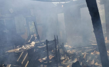 Residência pega fogo no Sul do estado
