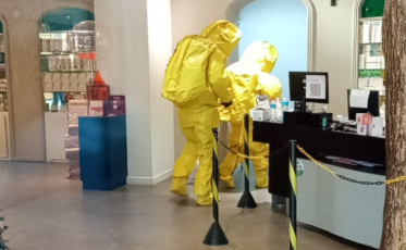 Mulheres passam mal após vazamento de produto químico