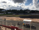 Estádio Mário Balsini tem um terço do gramado já plantado (VÍDEO)