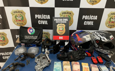 Operação Peteleco: polícia prende suspeitos de roubo a uma transportadora em Tubarão