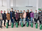 ESFs de Urussanga recebem cilindro de oxigênio para primeiros socorros