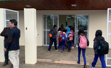 Após incêndio, Escola Ludovico Coccolo volta a receber alunos 