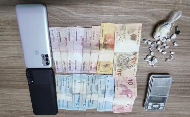 Maracajá: operação conjunta prende três pessoas por tráfico de drogas e furto