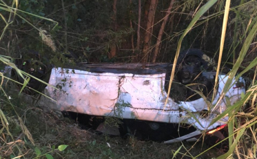 Capotamento deixa homem ferido em Urussanga