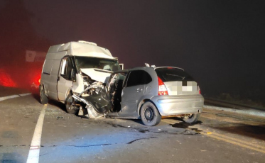 Urubici: Motorista morre após colisão com van na SC-370