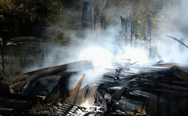 Residência é atingida por incêndio em Urussanga