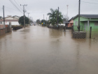 Chuva volumosa deixa rastro de destruição no Sul de SC (FOTOS e VÍDEOS)