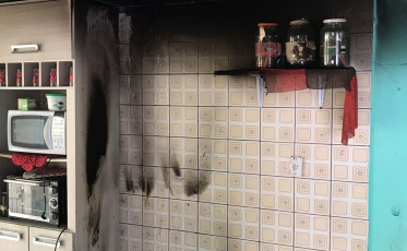 Criciúma: Vizinhos apagam incêndio de residência com cobertores molhados