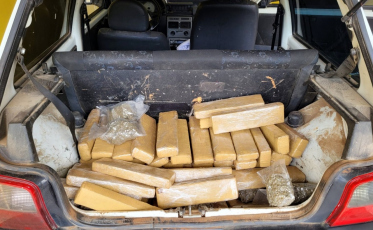 Homem é preso com 75 quilos de maconha na BR-101 (FOTO e VÍDEOS)