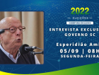 Esperidião Amin concede entrevista à Som Maior nesta segunda-feira