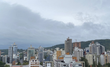 Tempo nublado marca a terça-feira no Sul de SC