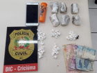 Polícia apreende adolescentes por tráfico de drogas em Criciúma   