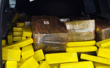 PRF apreende mais de 750 quilos de maconha e recupera veículo furtado na BR-101 