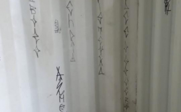 Adolescente é flagrado pichando no Parque Altair Guidi 