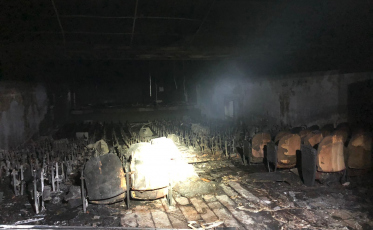 Teatro é destruído por incêndio em Araranguá (FOTOS)