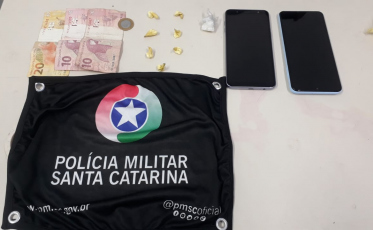 PM prende homem por tráfico de drogas em Criciúma