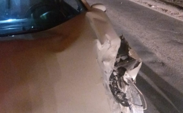 Urussanga: Acidente de trânsito deixa motorista ferido na SC-108