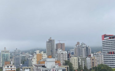 Tempo permanece nublado no Sul de SC