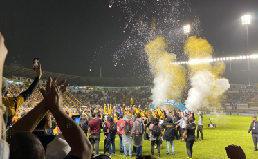 Torcedores comemoram conquista do Criciúma no Catarinense (VÍDEO e FOTOS)