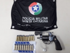 Criciúma: PM detém homem por porte ilegal de arma 