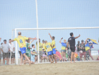 Um empate e uma goleada na abertura do Regional de Futebol de Areia