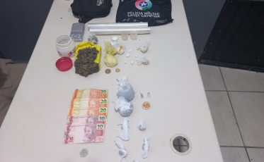 Homem é preso por tráfico de drogas