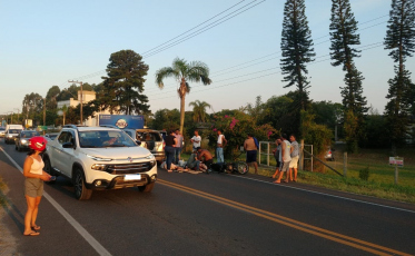 Acidente deixa dois feridos em Araranguá