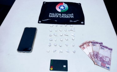 PM prende homem por tráfico de drogas