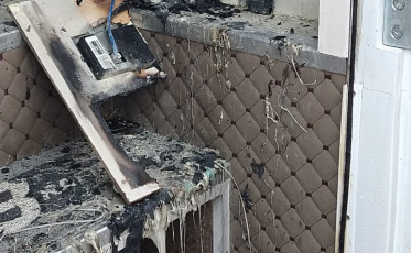 Incêndio atinge interior de motorhome em Criciúma